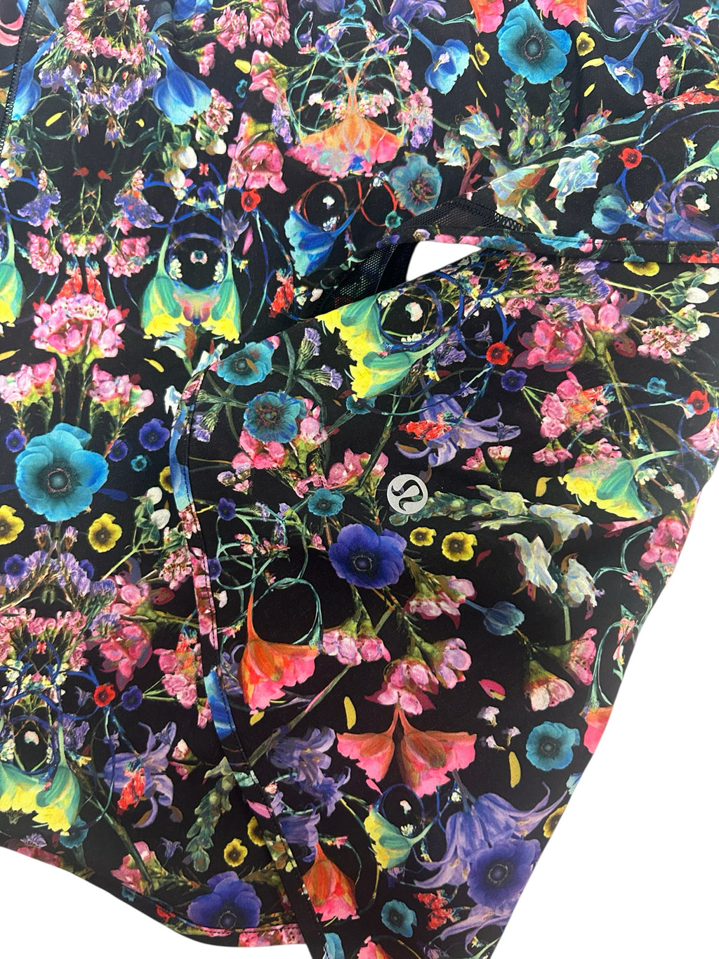 LULULEMON HOTTY HOT HIGH RISE SKORT FLOWERSCAPE SIZE 6