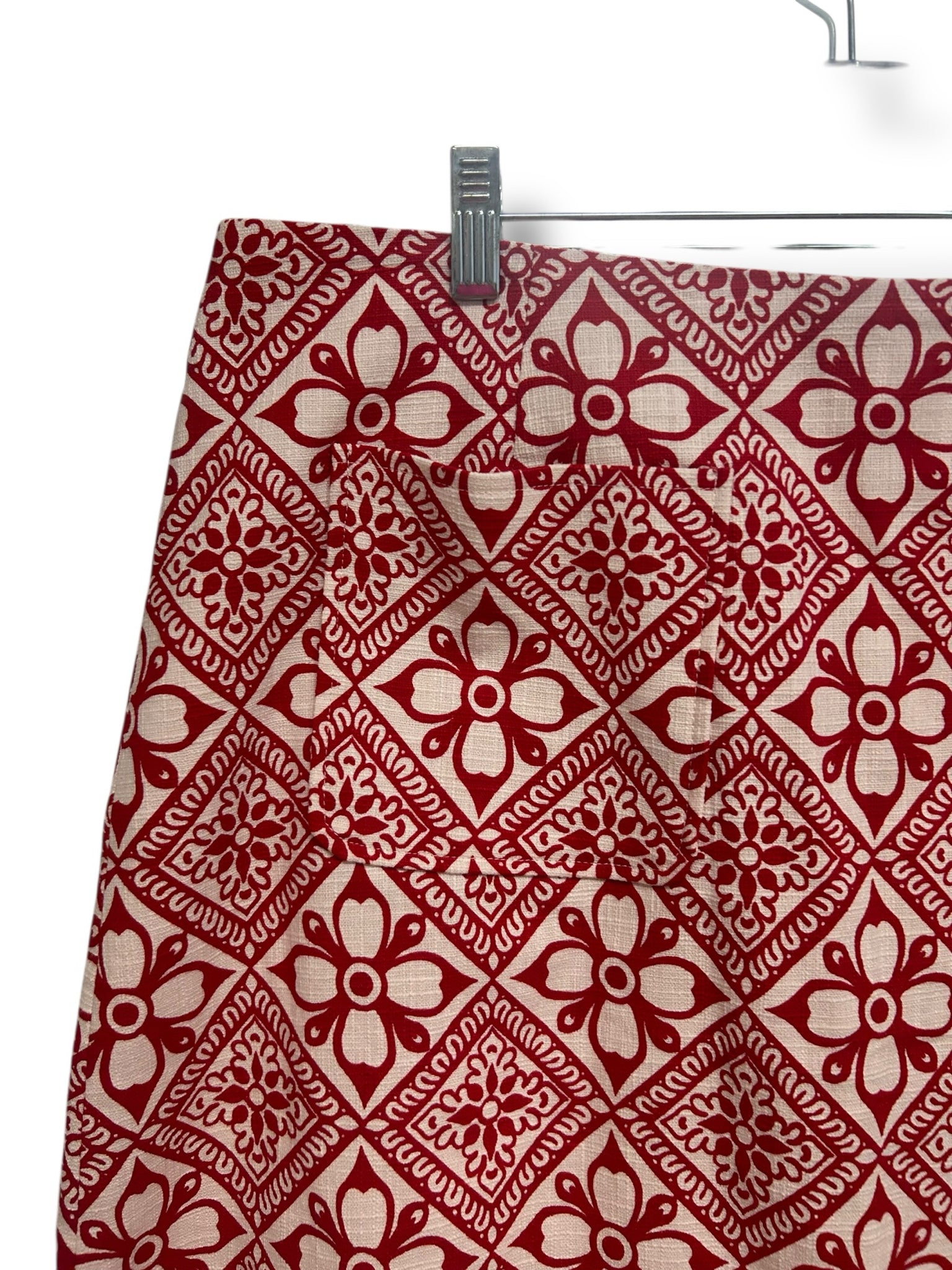 NWT BODEN GEOMETRIC TILE PRINT POCKET MINI SKIRT SIZE 14