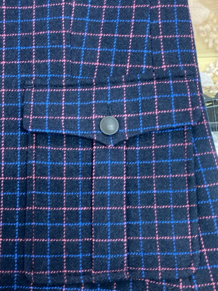 RAG & BONE NANCY WOOL BLEND CHECK BLAZER SIZE 6