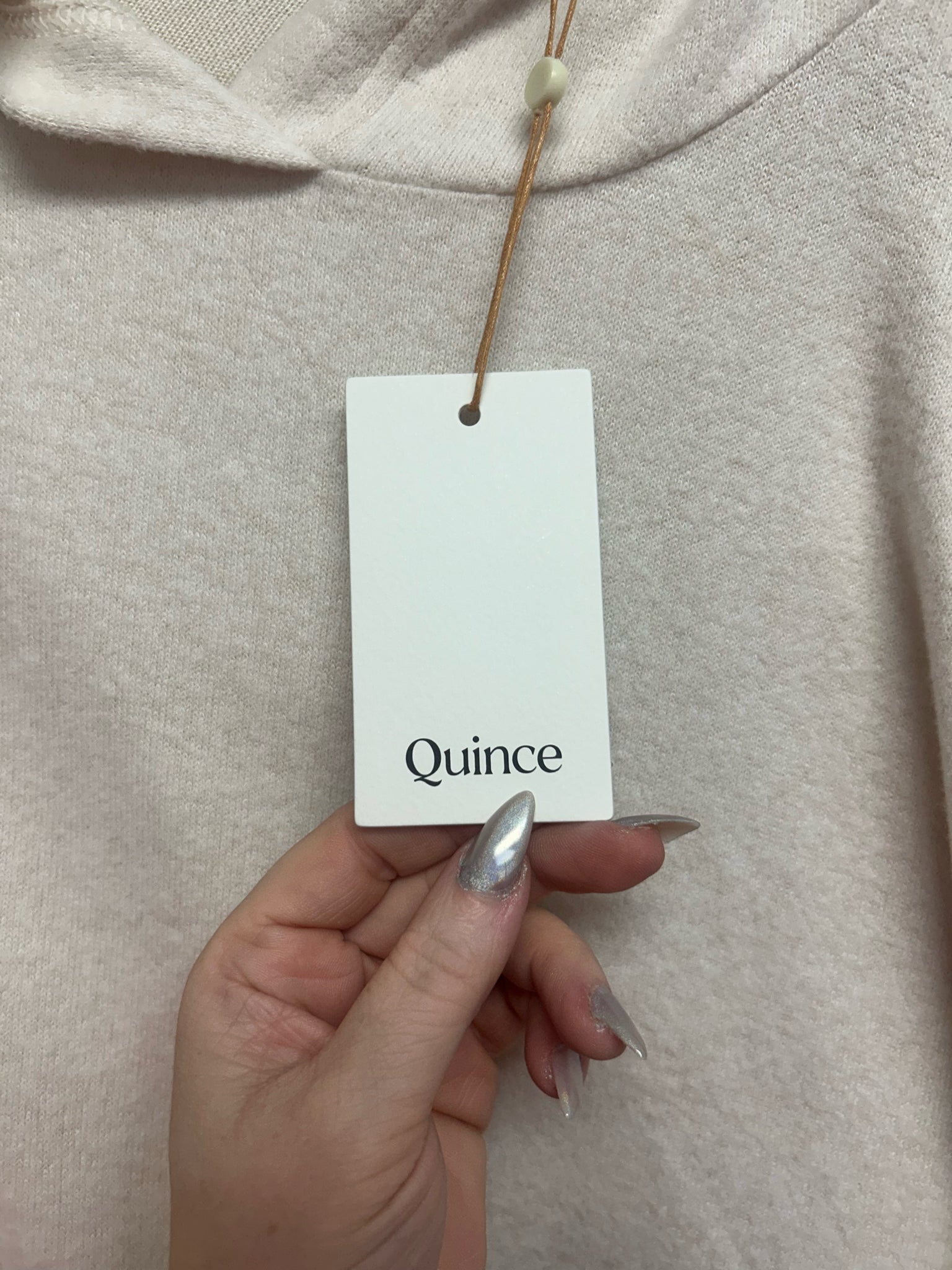 NWT QUINCE BRUSHED LOUNGE CROP HOODIE AND STRAIGHT LEG PULL ON PANTS SIZE XL