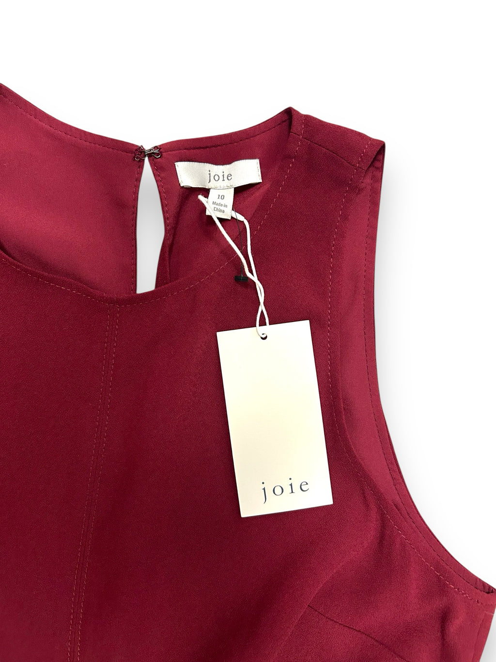NWT JOIE MAIRED RED WIDE LEG SLEEVELESS JUMPSUIT SIZE 10