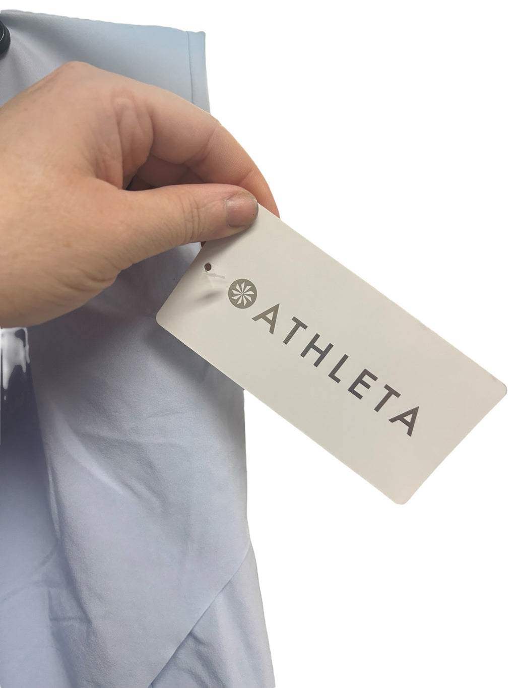 ATHLETA NEW! CROSSOVER RUN SHORT LIGHT BLUE SIZE XL