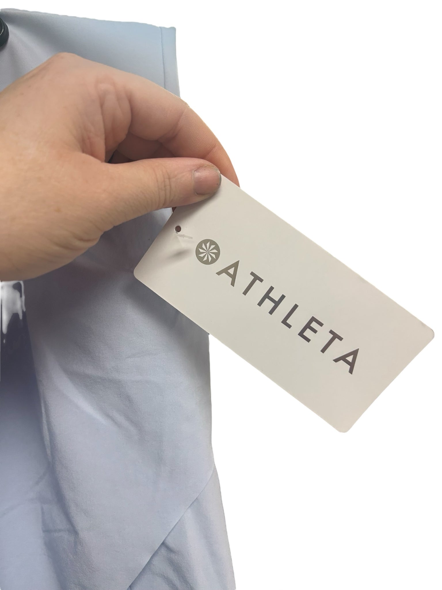 ATHLETA NEW! CROSSOVER RUN SHORT LIGHT BLUE SIZE XL