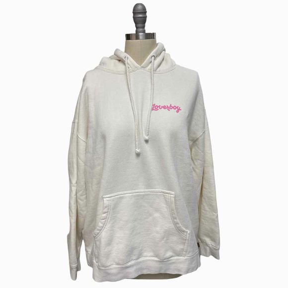 LOVERBOY SUMMER SHOULD BE FUN CREAM HOODIE SIZE XL