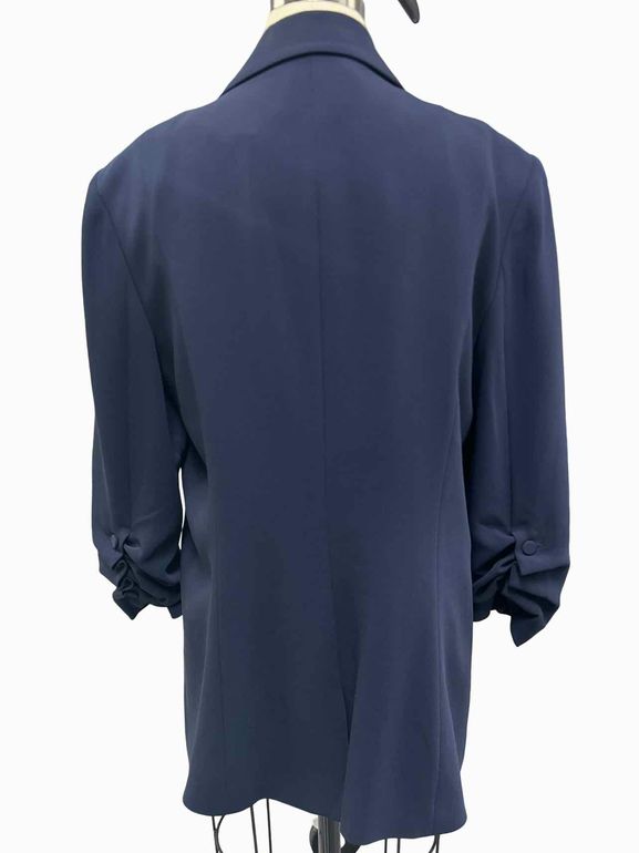 CINQ KHLOE SINGLE-BREASTED RUCHED SLEEVES SIZE: 14