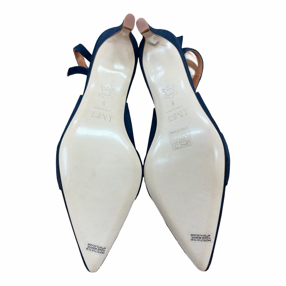 J MCLAUGHLIN DORTHEA SUEDE SLINGBACK KITTEN HEEL SIZE 9