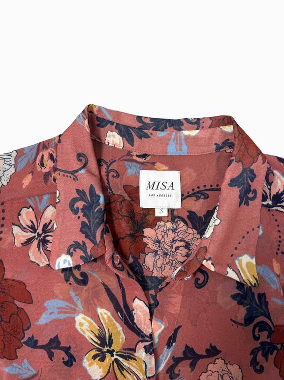 ANTHROPOLOGIE  MISA VIOLETTE RUFFLE DRESS SIZE: S