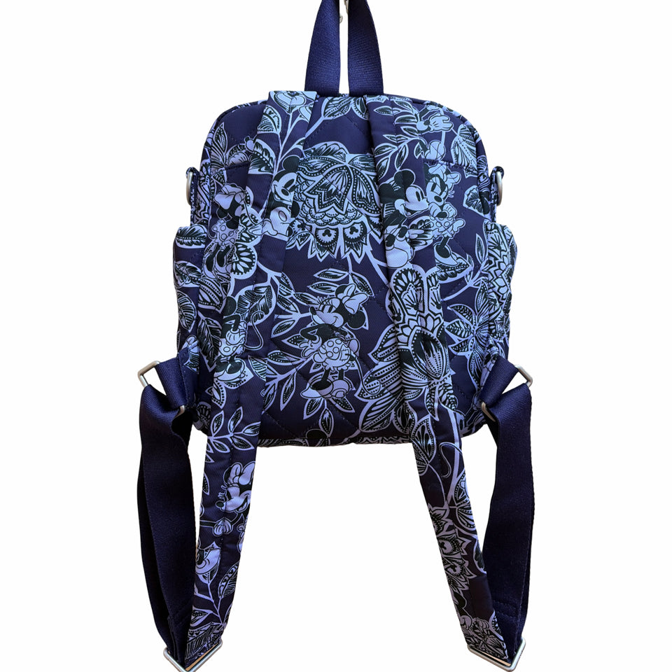 VERA BRADLEY DISNEY CONVERTIBLE SMALL BACKPACK IN PERFORMANCE TWILL