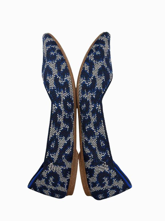 ROTHY'S POINT II INDIGO CAT FLAT SIZE: 10