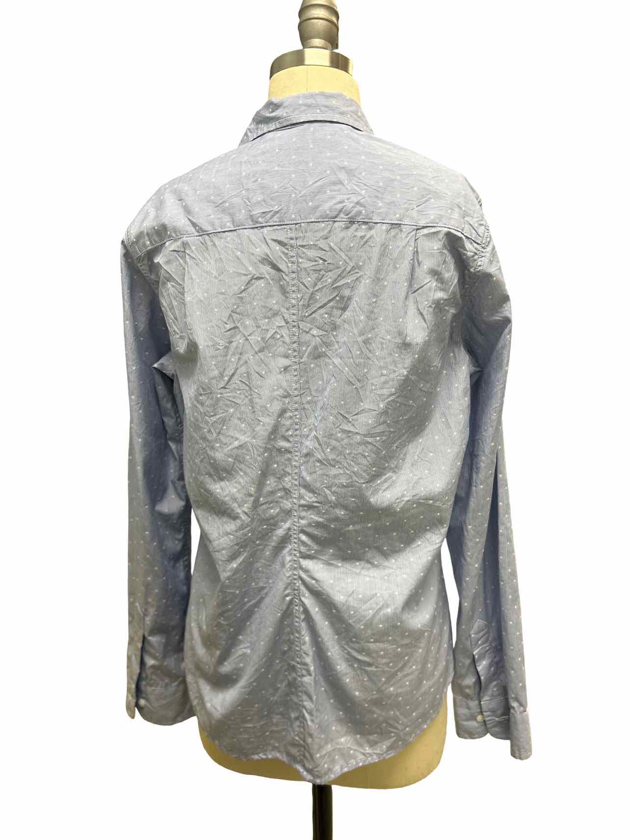 FRANK & EILEEN  BARRY DOT BUTTON DOWN SIZE: M