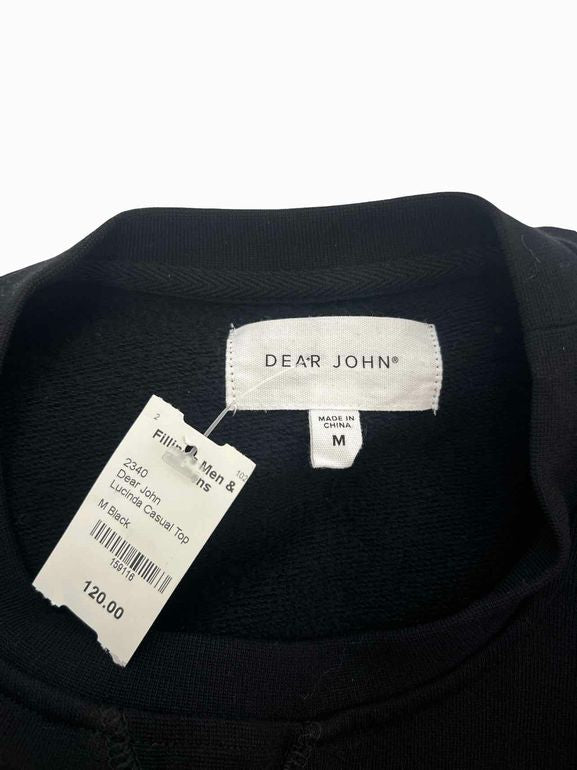 DEAR JOHN NWT DENIM LUCINDA CREW NECK SWEATSHIRT SIZE: M