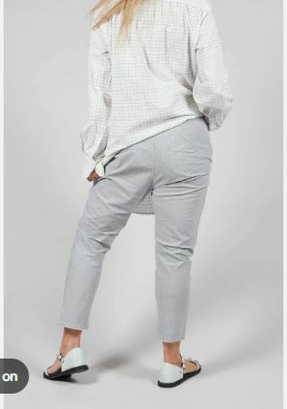 HANNOH WESSEL PHOEBE TROUSER IN PEARL SIZE: XS