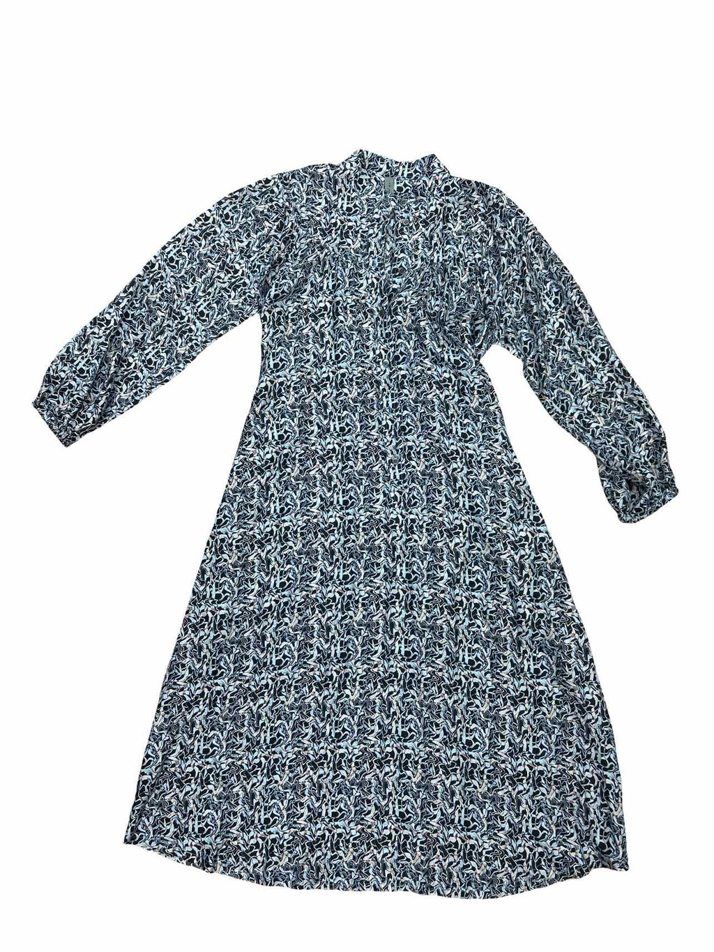RAQUEL ALLEGRA BELTED SERENITY DRESS PAINTED RIVERS SIZE: 0