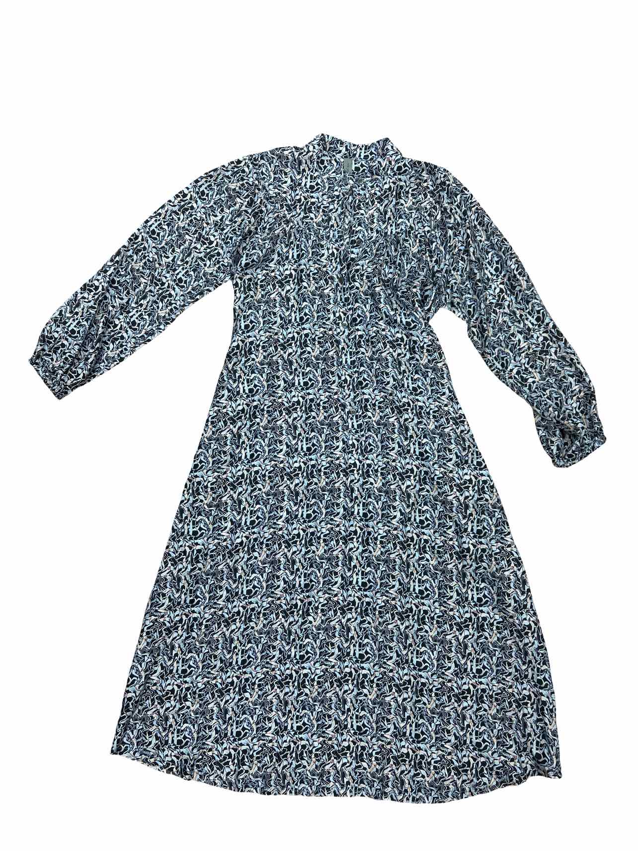 RAQUEL ALLEGRA BELTED SERENITY DRESS PAINTED RIVERS SIZE: 0