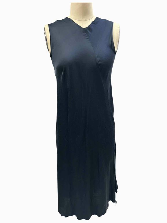 BRAZEAU TRICOT KATHLEEN SLEEVELESS COTTON SILK BLEND SLIP DRESS  SIZE: 1