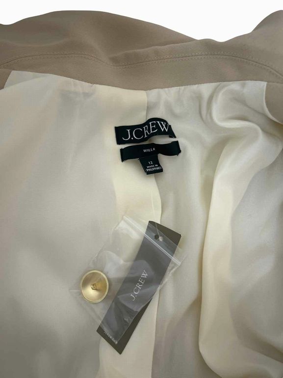 JCREW WILLA CITY CREPE BLAZER  SIZE: 12