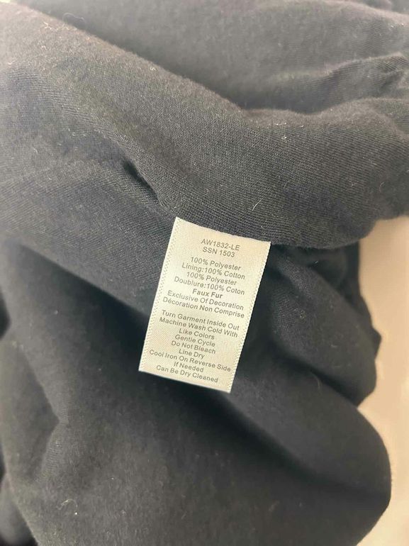 ATM FULL ZIP SHERPA HOODED JACKET SIZE: XS