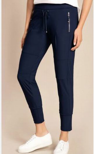 RAFFAELLO ROSSI CANDY STRETCH BLACK PULL ON JOGGER PANTS SIZE XXL