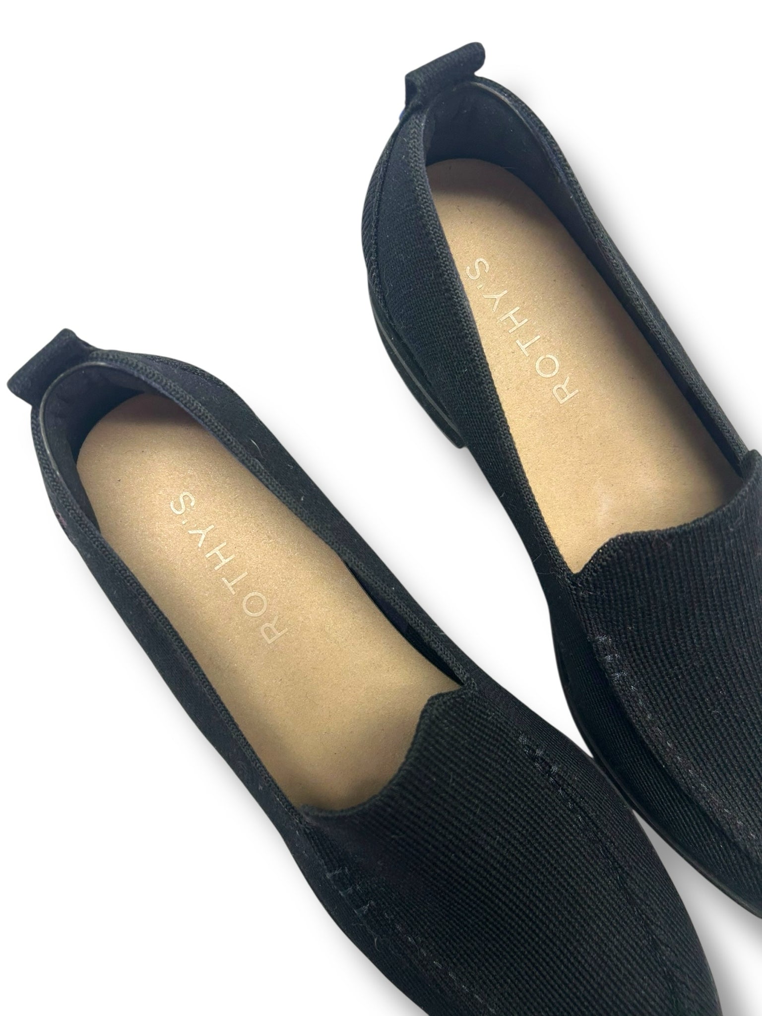 WOMEN'S ROTHY'S BLACK KNIT LUG HEELED LOAFERS SIZE 11 - WEARHOUSE  CONSIGNMENT