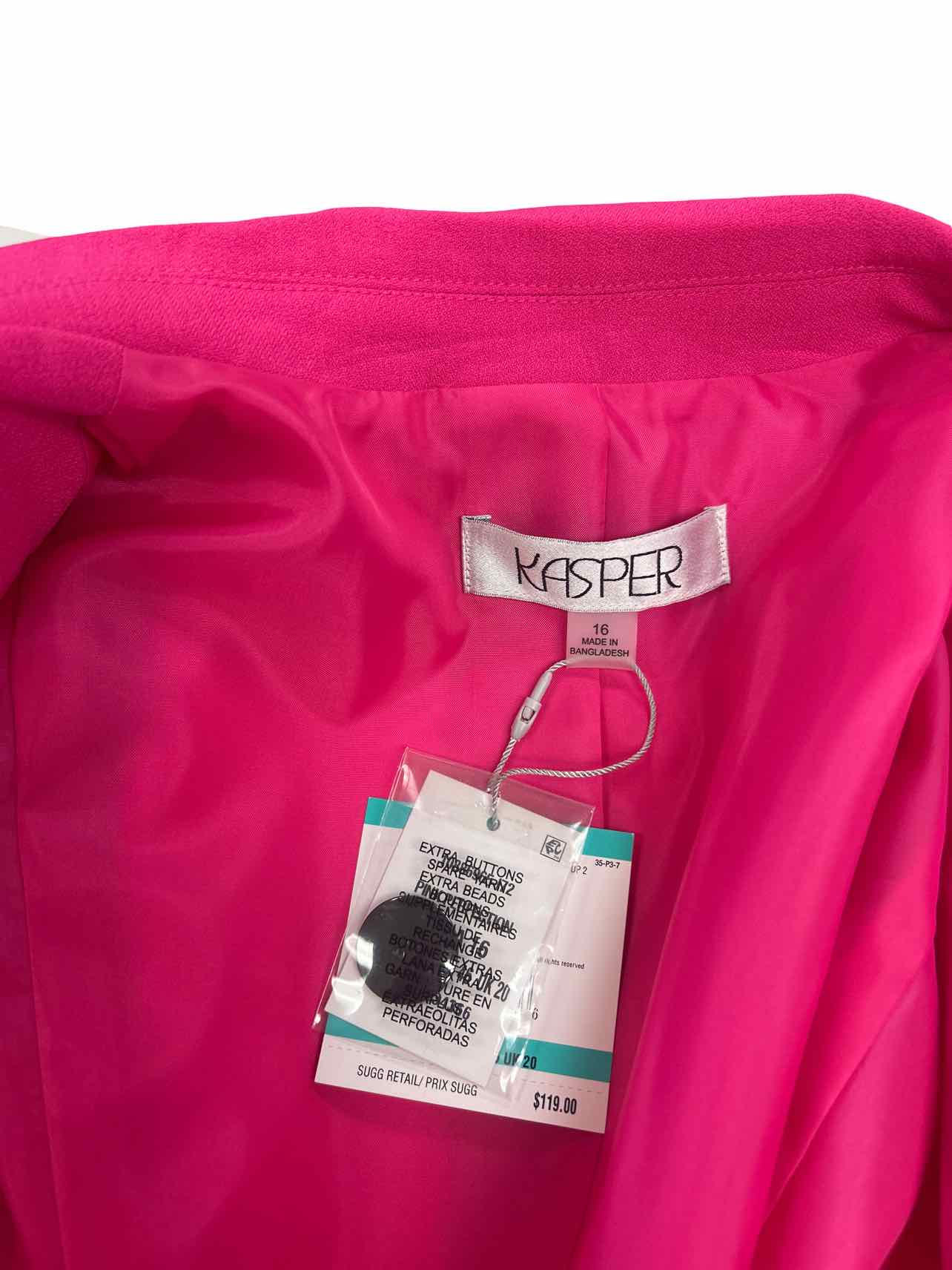 KASPER NWT! SINGEL BUTTON BLAZER SIZE: 16