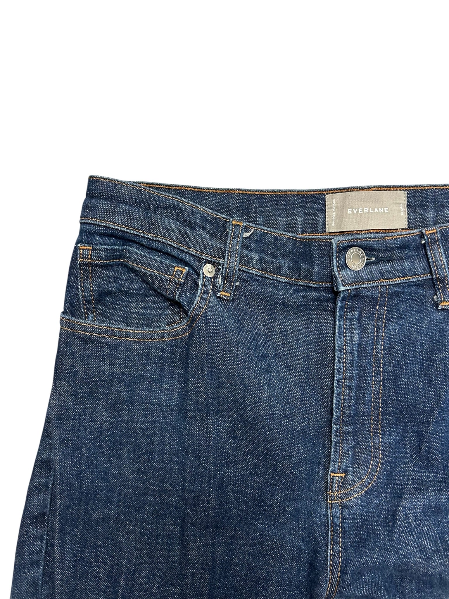 EVERLANE HIGH RISE DARK WASH SLIM ANKLE JEANS SIZE 30