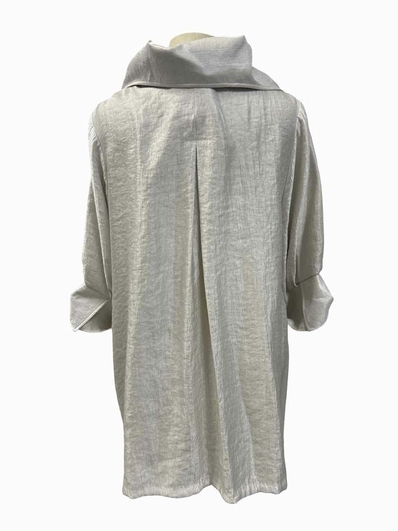 DAMEE INC. ROSIE SHIMMER SWING JACKET SIZE: L