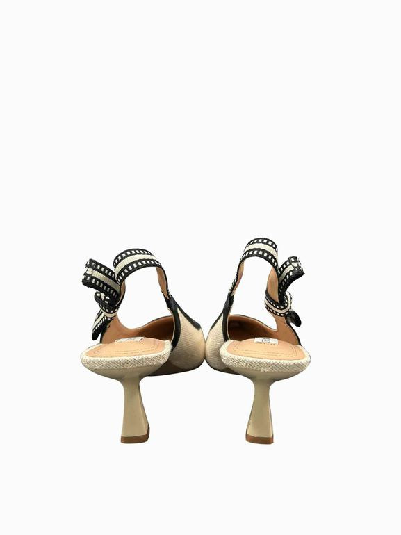 STEVE MADDEN SVALEREE SLINGBACK KITTEN SANDAL SIZE: 9.5