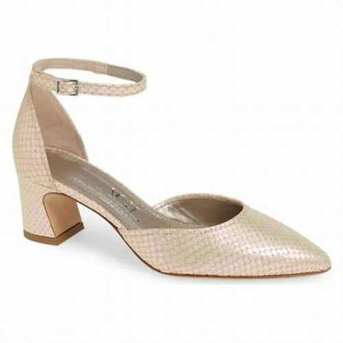 AGL Attilio Giusti Leombruni D'ORSAY SHIMMER SNAKE HEEL SIZE: 39