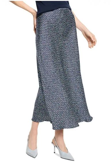 NIC+ZOE MONOGRAM MIX PRINT SLIP SKIRT SIZE: XL