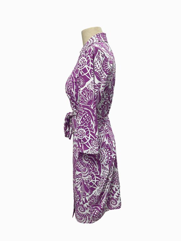 JMCLAUGHLINCATALINA CLOTH WRAP DRESS SIZE: S