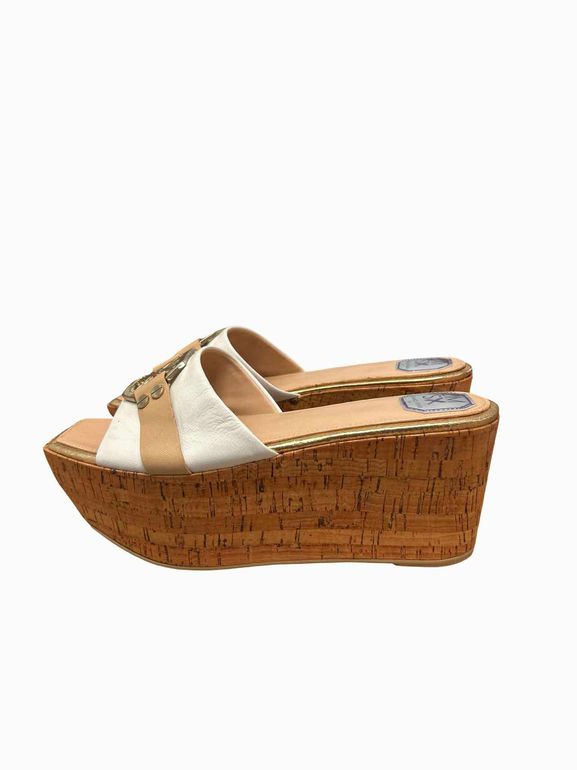 DONALD PLINER DMSX BREN PLATFORM SANDAL SIZE: 8.5