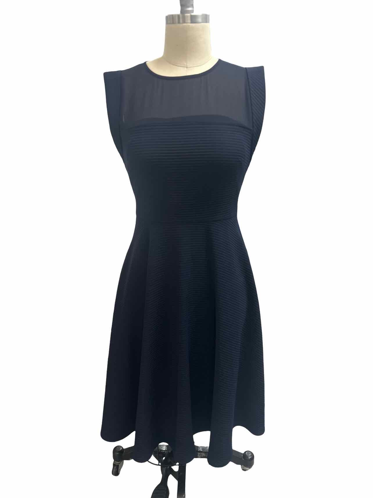 HOBBS GILLIAN RIBBED DRESS SIZE: 4