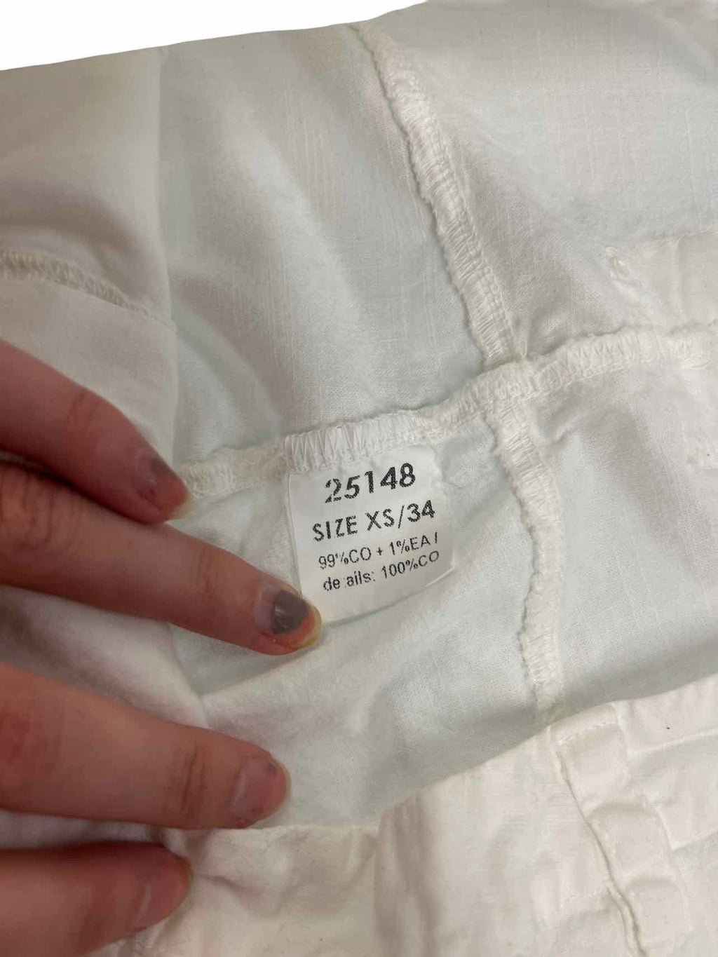 AEQUEMENTE COTTON WRINKLE PANT SIZE: XS