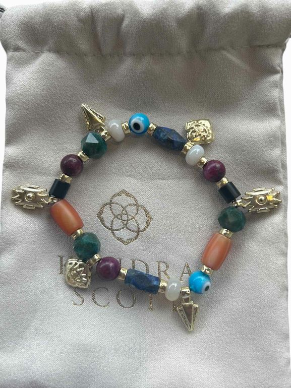 KENDRA SCOTT BEADED SHIVA STRETCH BRACELET