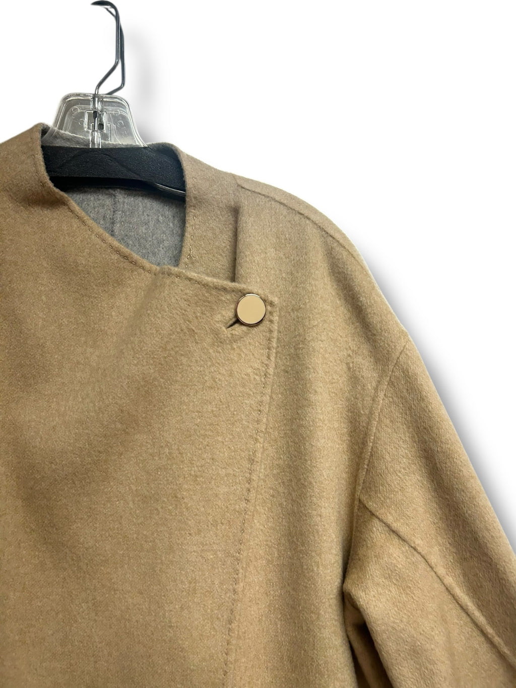 LAFAYETTE 148 REVERSIBLE WOOL AND CASHMERE LONG LENGTH SWEATER COAT SIZE MEDIUM