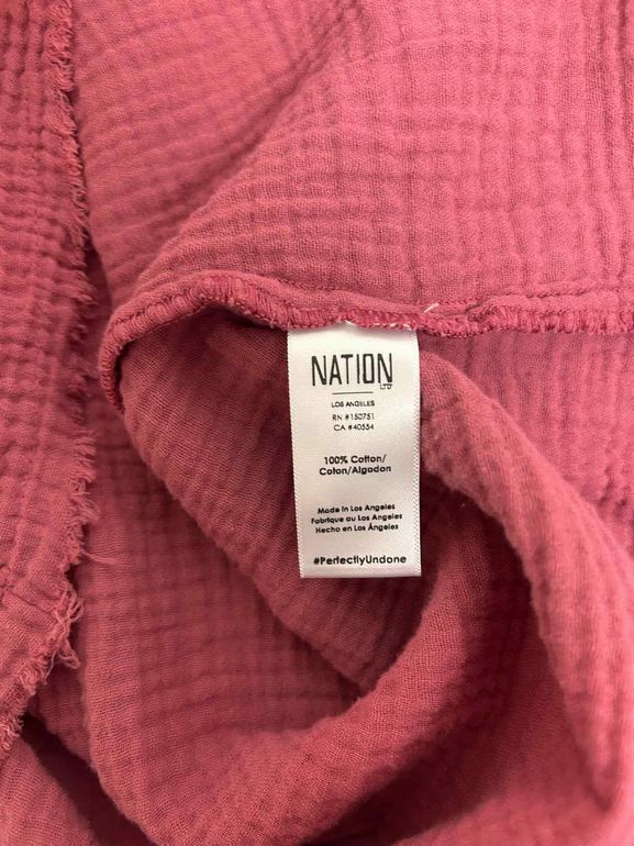 NATION LTD MIMI ROMANCE PEASANT TOP SIZE: M