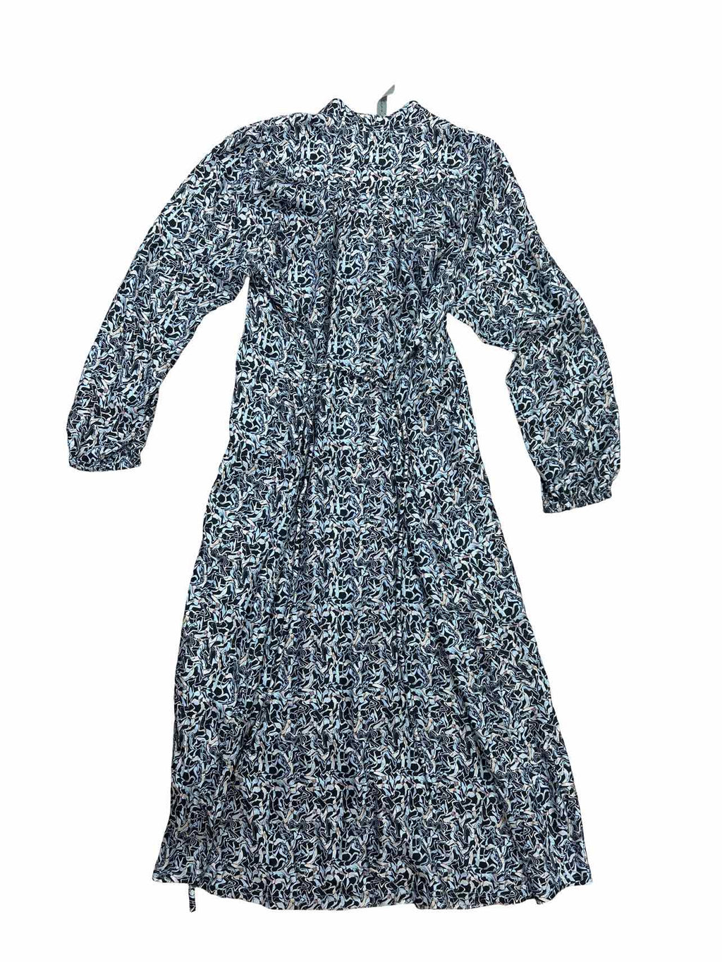 RAQUEL ALLEGRA BELTED SERENITY DRESS PAINTED RIVERS SIZE: 0