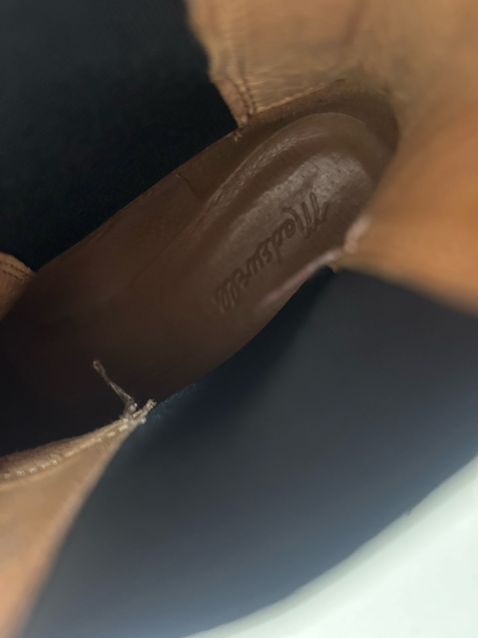 MADEWELL THE CARINA PLATFORM CHELSEA LUG SOLE BOOTS HARVEST MOON SIZE 9