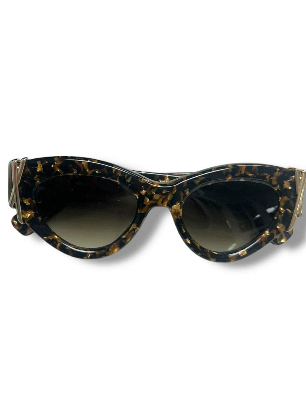 LANVIN MELODIE 50MM GLITZ TORTOISESHELL SUNGLASSES