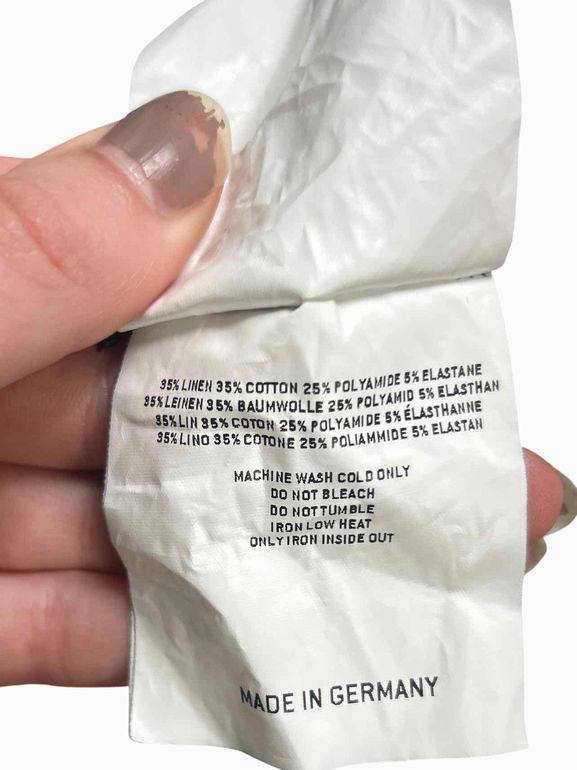 RUNDHOLZ Black Label Fit and Flare Stretch Dress with Pigment Print SIZE: XS