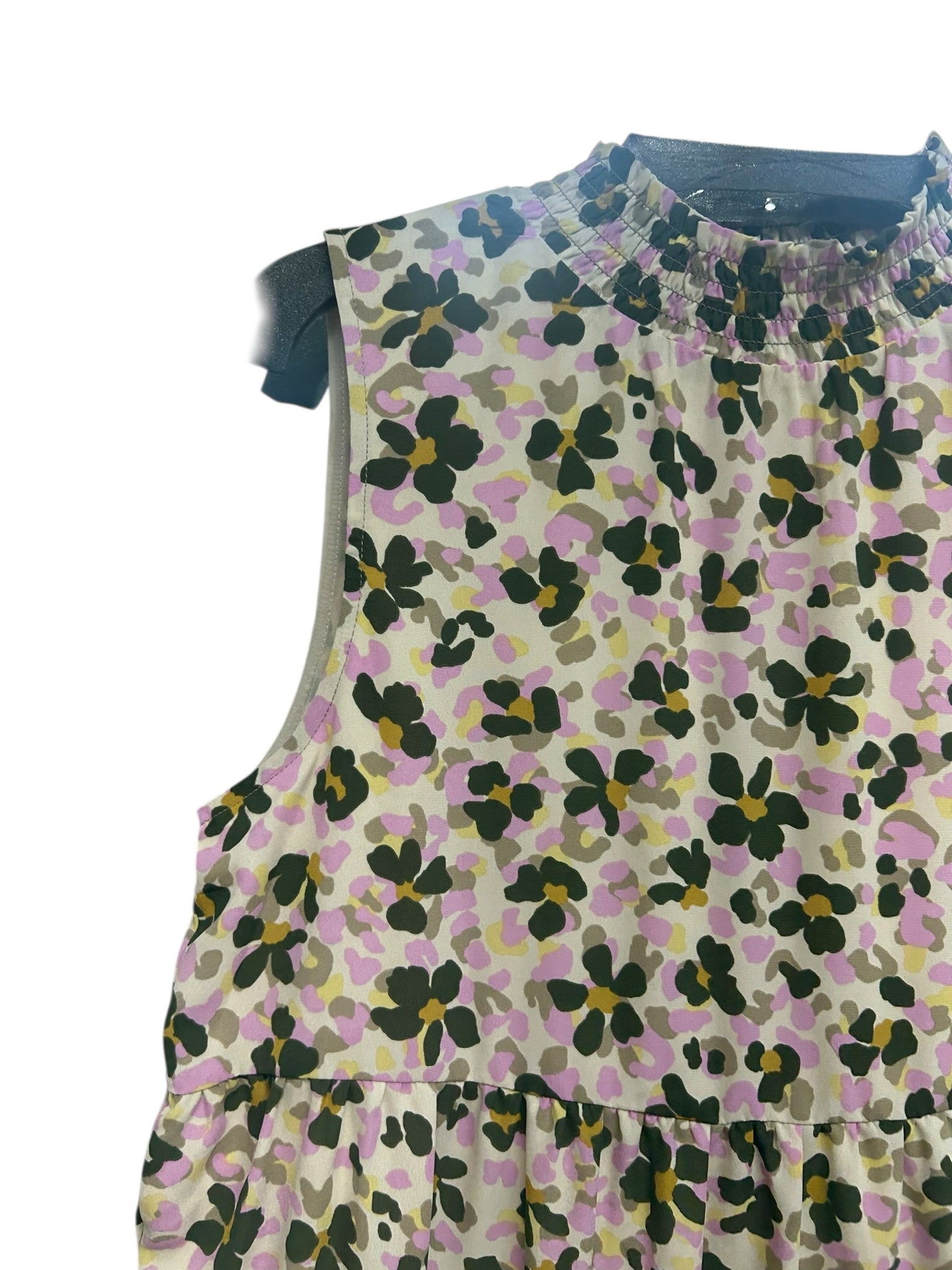 SANCTUARY SPRING BABYDOLL FOLIAGE PATTERN MINI DRESS SIZE MEDIUM