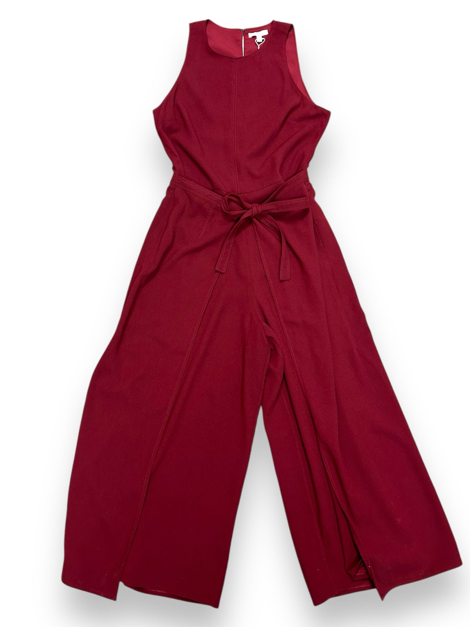NWT JOIE MAIRED RED WIDE LEG SLEEVELESS JUMPSUIT SIZE 10
