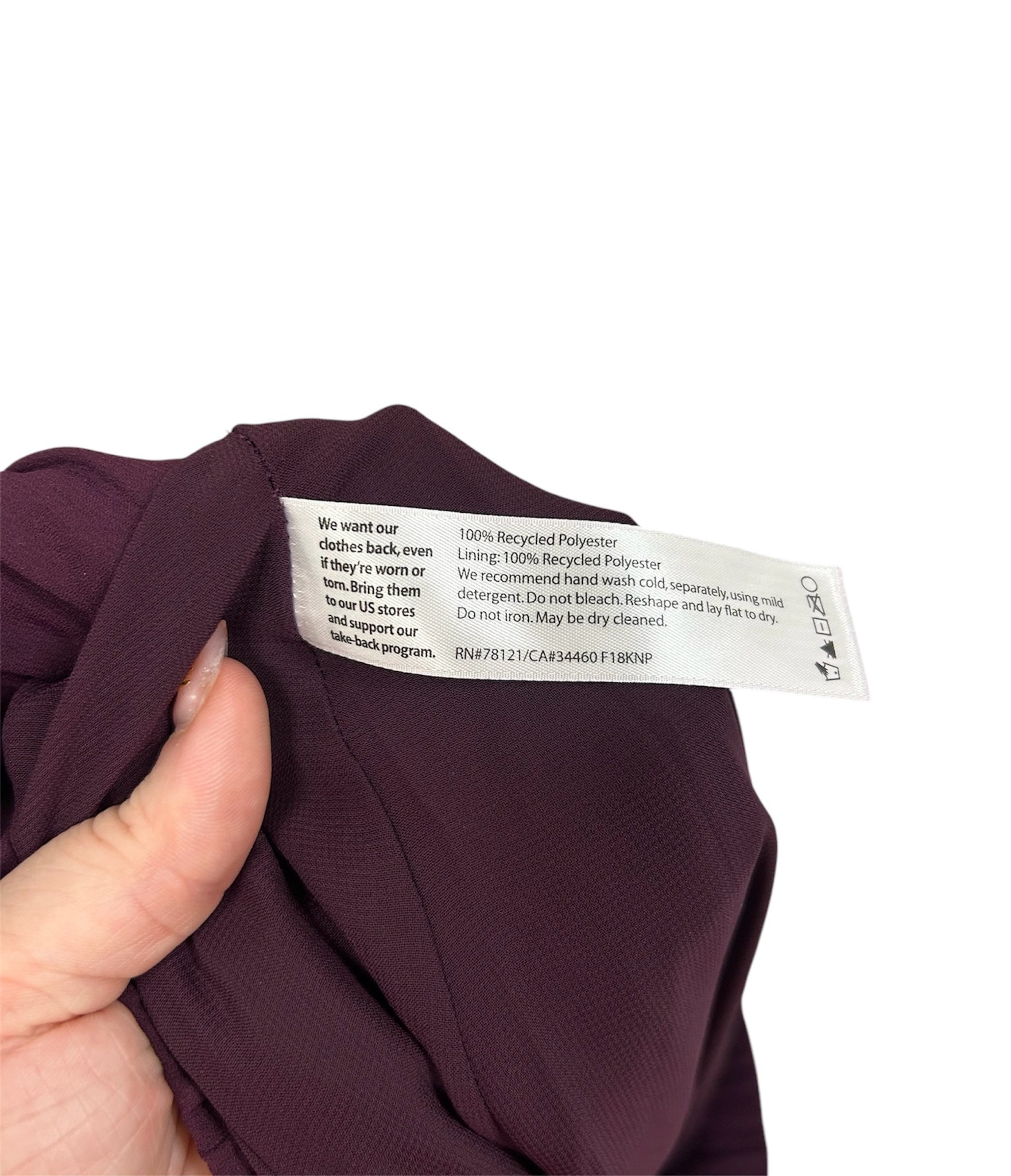 NEW! EILEEN FISHER KNIFE PLEAT MAXI SKIRT POLYESTER SIZE 6