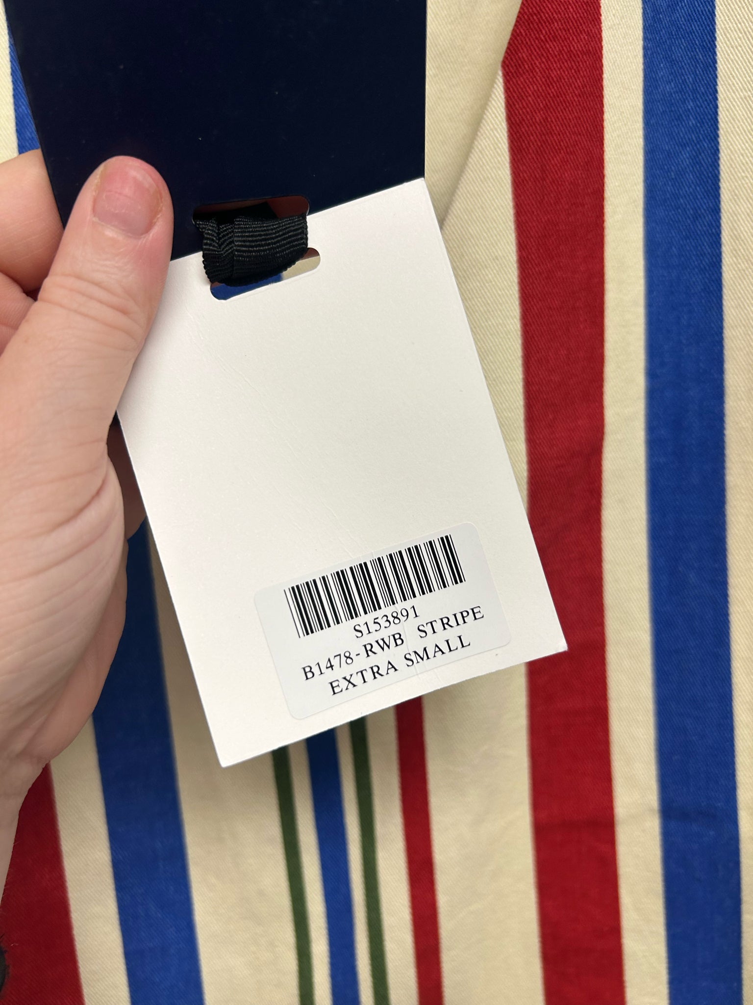 NWT POMANDER PLACE AMERICANA STRIPE KIRA MINI TANK DRESS SIZE XS
