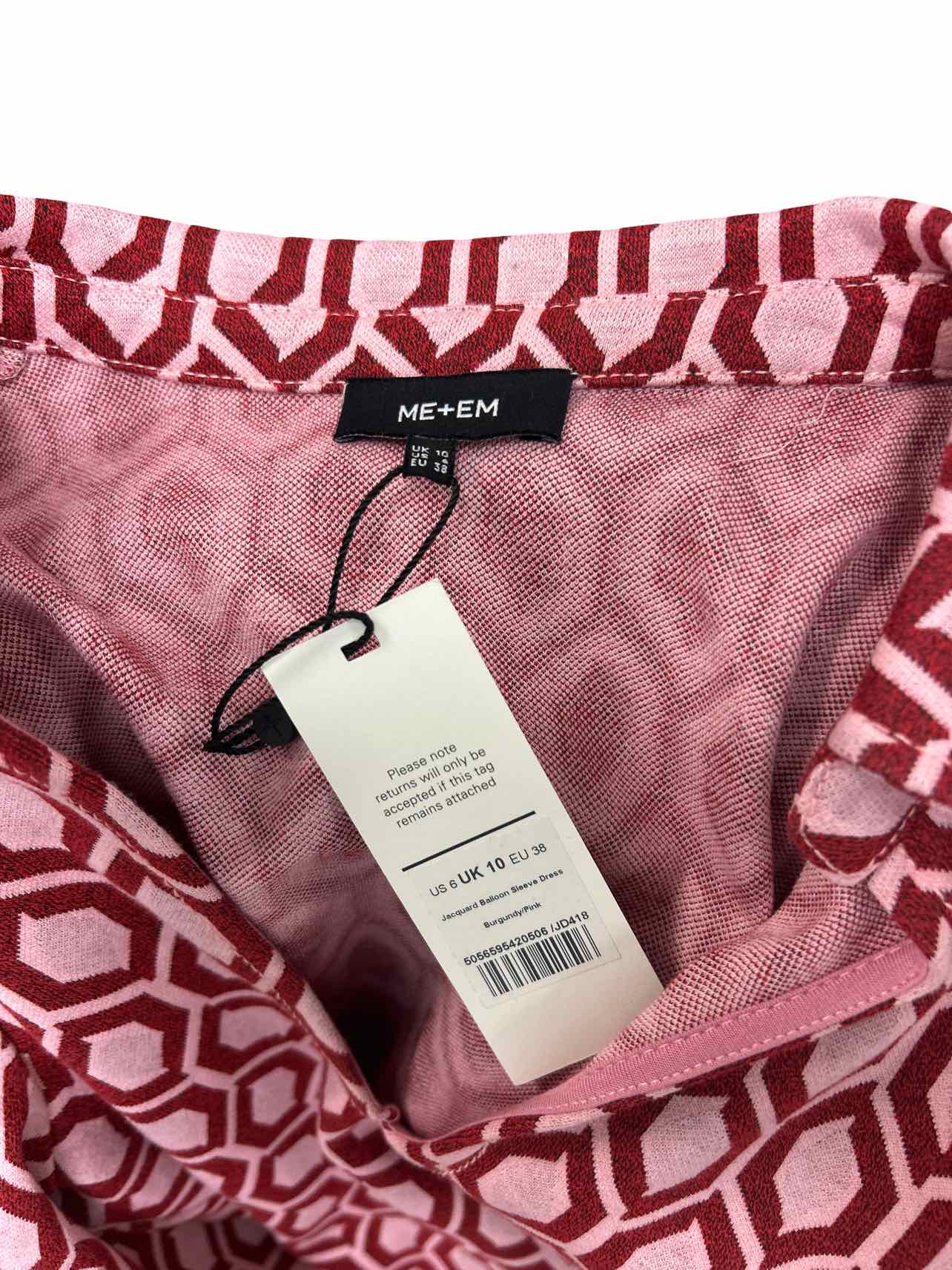 ME+EM NWT JACQUARD BALLOON SLEEVE SIZE:  6