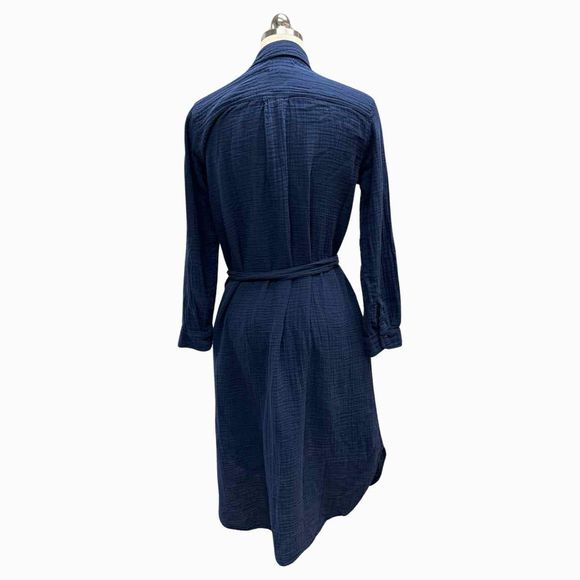 XIRENA NORTH STAR SCARLYT NAVY SHIRT DRESS SIZE XS