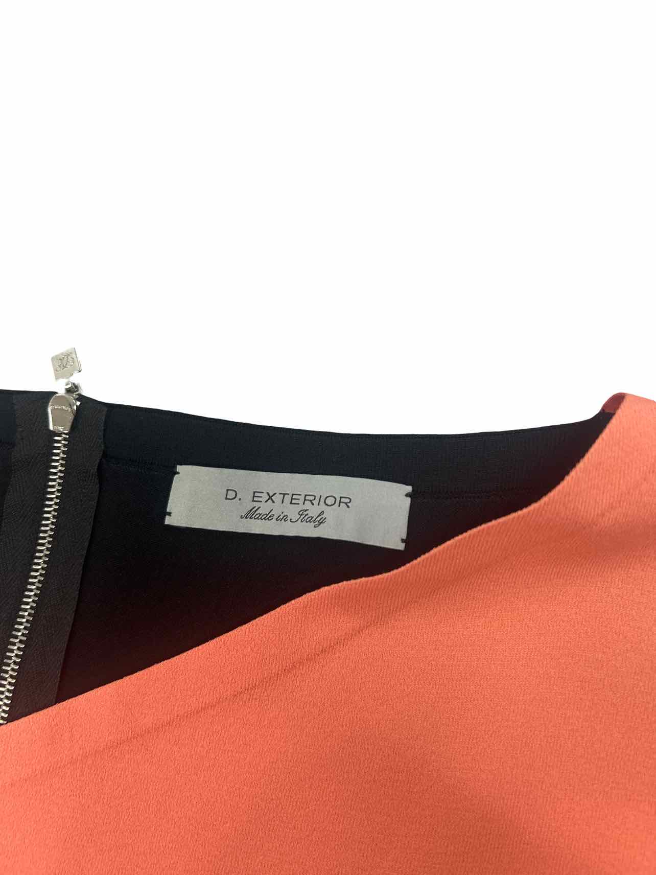 D EXTERIOR STRETCH COLOR BLOCK SLEEVELESS DRESS SIZE: L