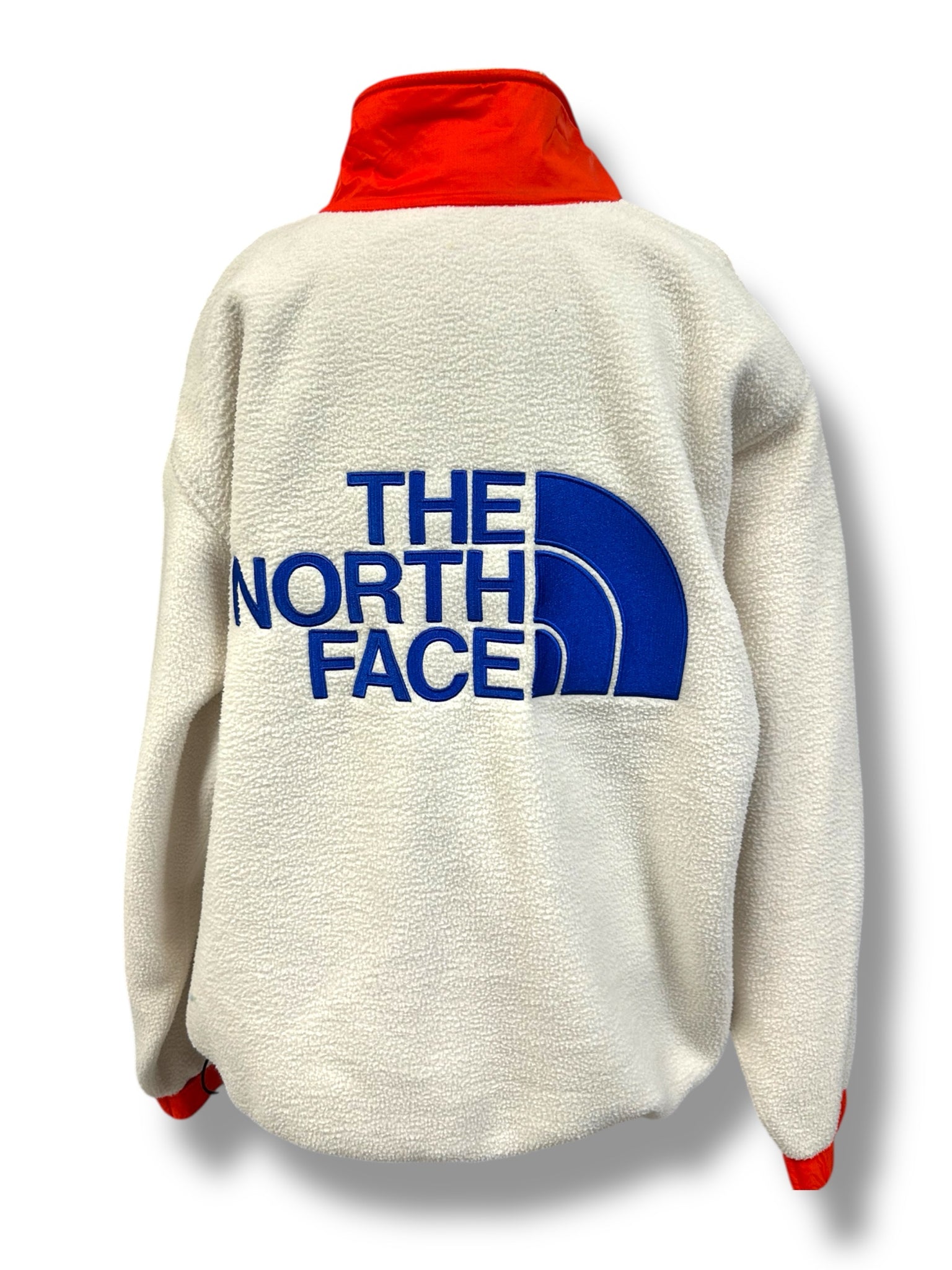 NORTH FACE COLOR BLOCK METS OILERS KNICKS FLEECE ZIP-UP SIZE LARGE