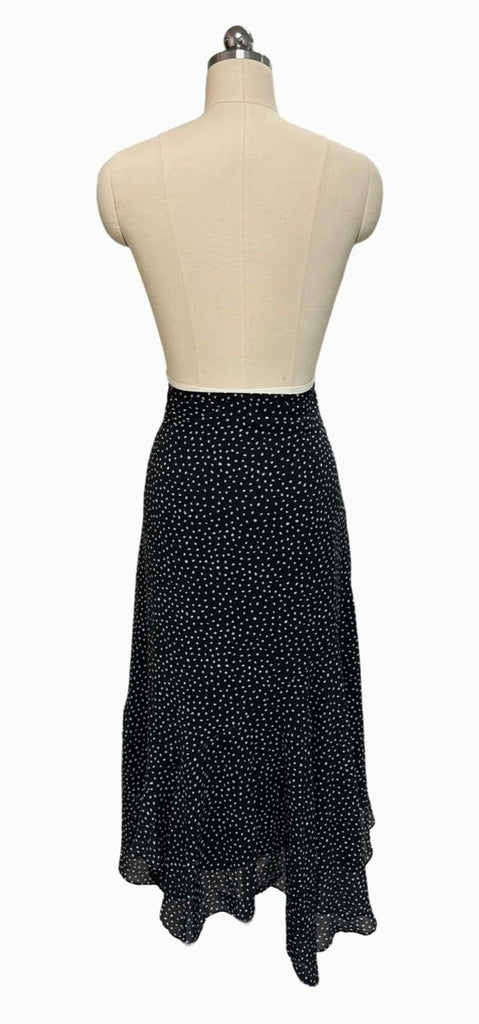 CABI NWT! SINATRA BLACK/WHITE SKIRT SIZE 8