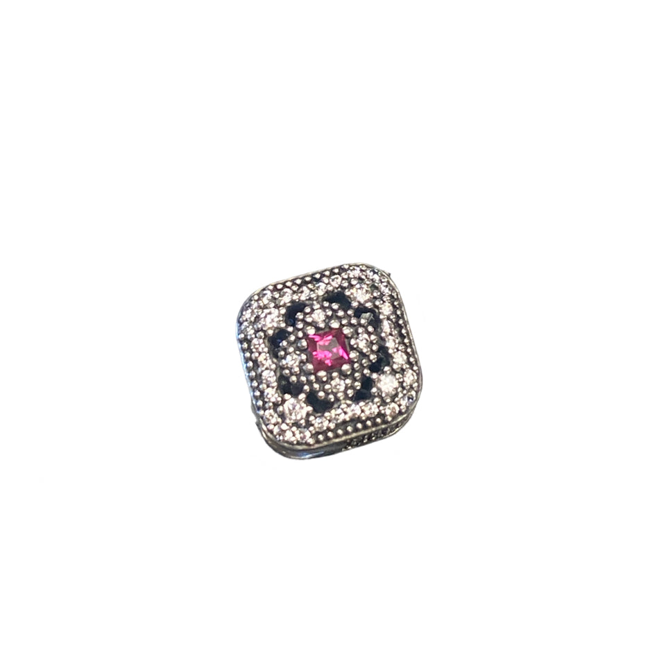 PANDORA FAIRYTALE TREASURE CHARM CERISE